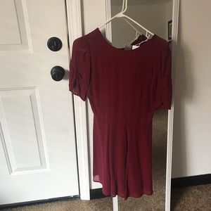Reformation Gracie Red Dress